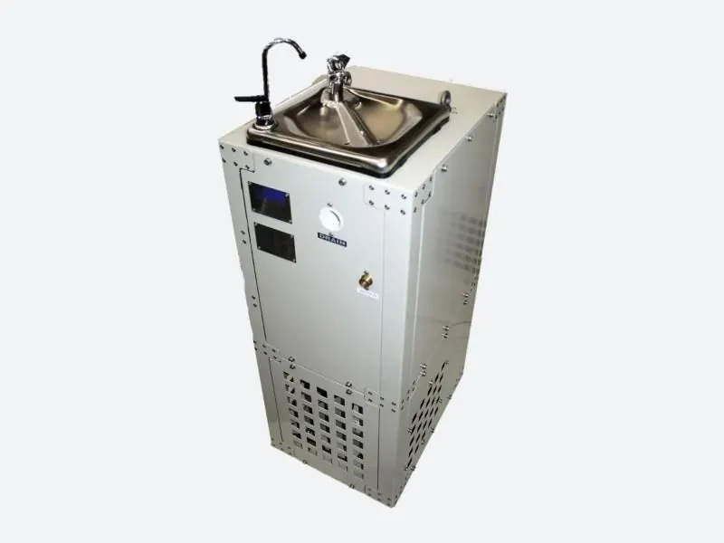 Stolway hazardous area drinking water dispenser with fountain and bottle filler